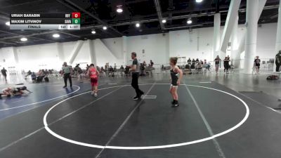 106 lbs Final - Uriah Barabin, Rby Wc vs Maxim Litvinov, Savage House WC