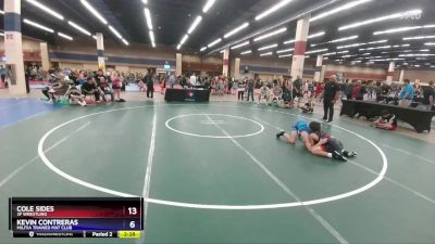 119 lbs Semifinal - Ashton Gonzales, Spartan Mat Club vs Ryker Lund, Cardinal Wrestling Club