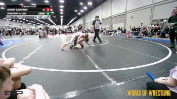 102 lbs Rr Rnd 2 - Aaron Caughlin, Full Circle 12U vs Wesston Allen, Wyoming Underground