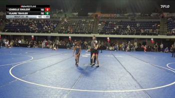 60 lbs Round 4 - Izabelle Englert, Viking Wrestling Club vs Claire Traxler, Pinnacle Wrestling Club