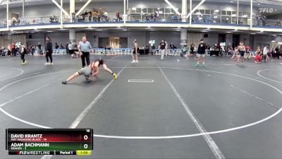 92 lbs Round 5 (8 Team) - David Krantz, Mat Assassins Black vs Adam Bachmann, Kraken