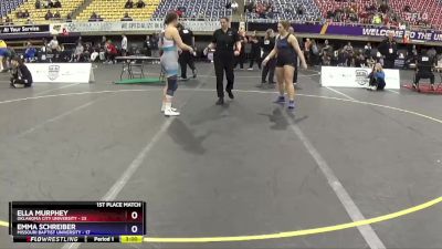 180 lbs Placement (4 Team) - Emma Schreiber, Missouri Baptist University vs Ella Murphey, Oklahoma City University