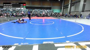 96 lbs Consi Of 4 - Jre Whitford, TEAM PRIDE ACADEMY vs Kepler Wicks, FM Wrestling Club