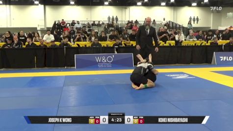 Kohei Nishibayashi vs Joseph K Wong 2025 World IBJJF Jiu-Jitsu No-Gi Championship