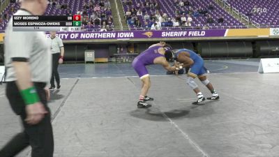 174 lbs Moses Espinoza-Owens, South Dakota State vs Izzy Moreno, Northern Iowa