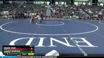 106 lbs Quarterfinals (8 Team) - Garrett Spurlock, Tuttle vs Jenson Jones, Cache