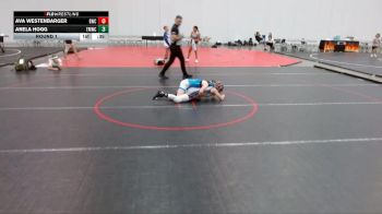 85/92 Round 1 - Ava Westenbarger, Blackman Wrestling Club vs Anela Hogg, Thunder Mountain Wrestling Clu
