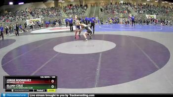 149 lbs Quarterfinal - Elijah Cole, Legacy Elite Wrestling Club vs Jorge Rodriguez, Hillsboro Mat Club