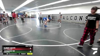 174 lbs Round 3 - Albert Adams, UCLA Wrestling vs Jianqiang Xie, Langley BC