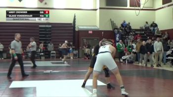 215 lbs Quarterfinal - Andy Crowder, Carlisle vs Blake Vonderhaar, Pleasant Valley