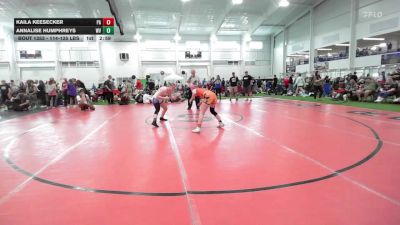 114-125 lbs Semifinal - Kaila Keesecker, PA vs Annalise Humphreys, WV