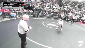 5A 145 lbs Semifinal - Rhya Balmforth, Cedar Valley vs Ariana Hope, Hunter