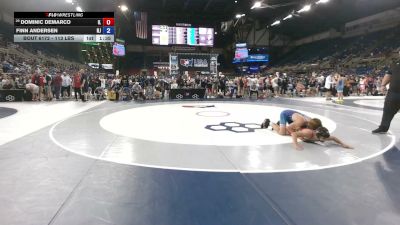 113 lbs Cons. Rd Of 32 - Dominic DeMarco, Illinois vs Finn Andersen, New Jersey