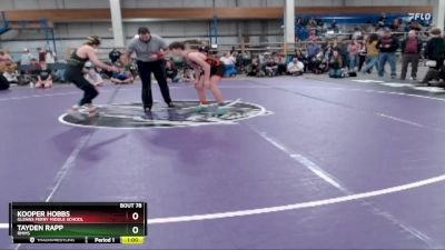 138 lbs Cons. Round 4 - Tayden Rapp, RMMS vs Kooper Hobbs, Glenns Ferry Middle School