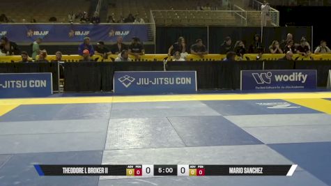 Mario Sanchez vs Theodore L Broker II 2026 Pan Jiu Jitsu IBJJF Championship
