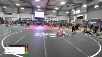 120 lbs Semifinal - James (JJ) Pahl, War Wc vs Ryan Dugan, Durango WC