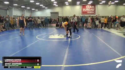 187 lbs Cons. Round 2 - Wyatt Shaffner, Reel Wrestling Club vs Lorenzo Ramos, River City Wrestling LLC