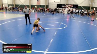 70 lbs Quarterfinal - Elijah Lorenzo, FoxFit vs Damon Orta, East Butler