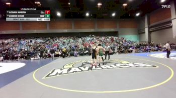 132 lbs Champ. Round 2 - Zaiden Cruz, Skyline vs Logan Martin, Calaveras