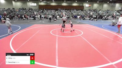 62 lbs Round Of 16 - Esca Otto, Yerington Lions WC vs Thiago Sanchez, Nevada Elite