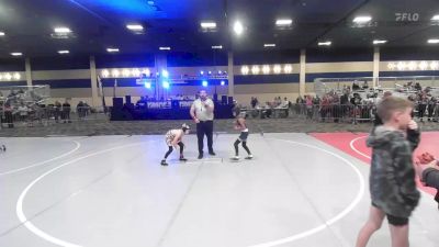 66 lbs Consi Of 8 #1 - Easton Chipman, Askeo International Mat Club vs Kingston Mercurio, Peterson Grapplers