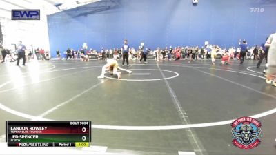 84 lbs Quarterfinal - Landon Rowley, Topeka Blue Thunder vs Jed Spencer, SlyFox