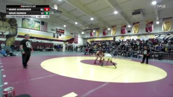 165 lbs 1st Place Match - Jesus Guzman, Lakeside/Lake Elsinore vs Mario Alvaradejo, Hillcrest