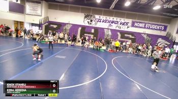 55 lbs Quarterfinal - Knox Staheli, Bear River Jr High Wrestling C vs Ezra Heredia, Agon Academy