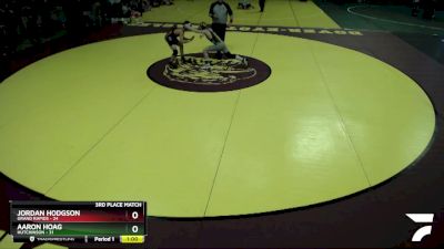 102 lbs Placement (4 Team) - Aaron Hoag, Hutchinson vs Jordan Hodgson, Grand Rapids