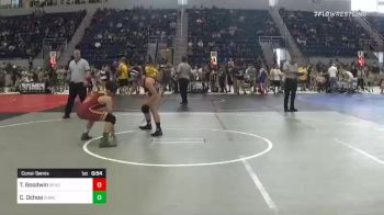 144 lbs Consolation - Tristan Goodwin, Benson vs Carlos Ochoa, Somerton