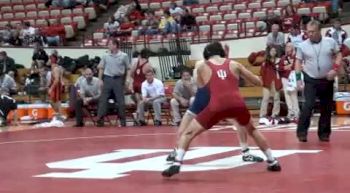 133 lbs rd2 #13 Kyle Hutter (ODU) vs. Matt Ortega (IU)