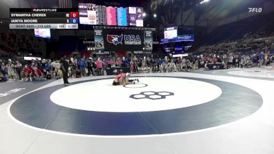 115 lbs Cons. Sub-rd Of 32 - Symantha Cherek, NE vs Janiya Moore, IL