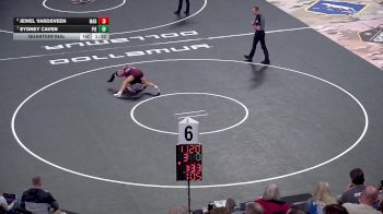 105 lbs Quarterfinal - Sydney Caven, Pierre T.F. Riggs vs Jewel Vardsveen, Madison