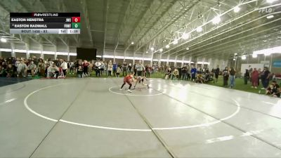 83 lbs Cons. Semi - Easton Radmall, Champions Wrestling Club vs Easton Henstra, JWC