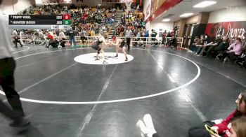 157 lbs Cons. Semi - Tripp Vigil, Central vs Hunter Boss, Jackson Hole