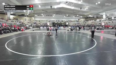132 lbs Semis & 1st Wb (8 Team) - Tyson Flavin, Soddy Daisy High School vs Ryker Henth, Station Camp High School