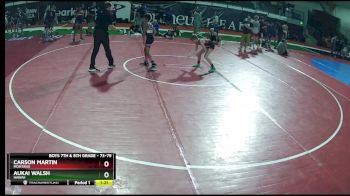 73-79 lbs 3rd Place Match - Carson Martin, Montana vs Aukai Walsh, Hawaii