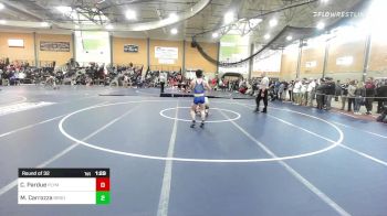 126 lbs Round Of 32 - Christian Pardue, Plymouth North vs Matthew Carrozza, Brookfield