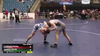 174 lbs Cons. Round 2 - 11 Keegan Mulhill, Eastern Oregon vs Andrew Taylor, Thomas More (Ky.)