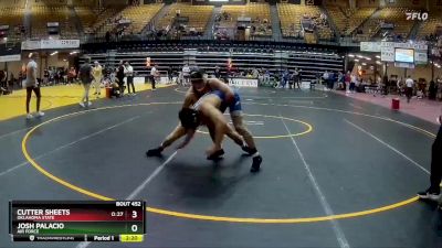 157 lbs Quarterfinal - Josh Palacio, Air Force vs Cutter Sheets, Oklahoma State