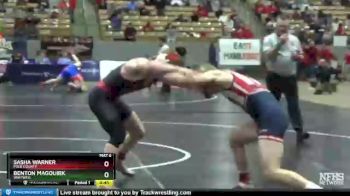 A 145 lbs 5th Place Match - Sasha Warner, Polk County vs Benton Magouirk, Whitwell