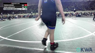 Round Of 16 - Tristan Mowdy, Checotah Matcats vs Kevin LINVILLE Jr, Skiatook Youth Wrestling