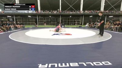 115 lbs Presley Pearson, Colorado vs Sarah Vehar, Georgia
