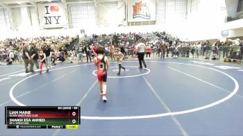 59 lbs Champ. Round 1 - Shaikh Esa Ahmed, HF-L Wrestling vs Liam Maine, Olean Wrestling Club