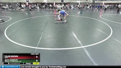 175 lbs Cons. Semi - Caleb Brown, Iowa vs Rhys Rowley, Guerrilla Wrestling Club