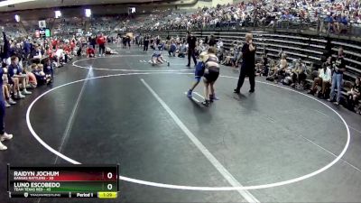 140 lbs Quarterfinals (8 Team) - Raidyn Jochum, Kansas Rattlers vs Luno Escobedo, Team Texas Red