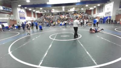 144 lbs Cons. Round 6 - David Daniels, Granite Hills (El Cajon) vs Richard Robles, Liberty (Bakersfield)