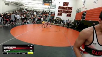 160 lbs Semifinal - Alex Sitz, Cody vs Kyler Winters, Rocky Mountain