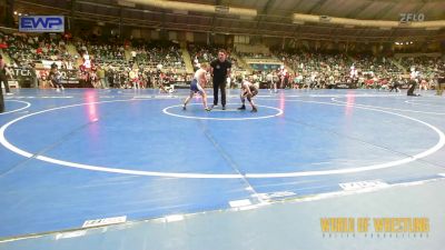 70 lbs Quarterfinal - Kasen Cargo, Backyard Brawlers Midwest vs Gus Korniak, Howe Wrestling School