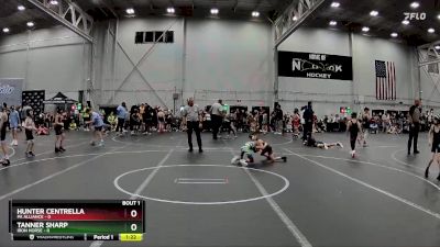 52 lbs Semis (4 Team) - Hunter Centrella, PA Alliance vs Tanner Sharp, Iron Horse